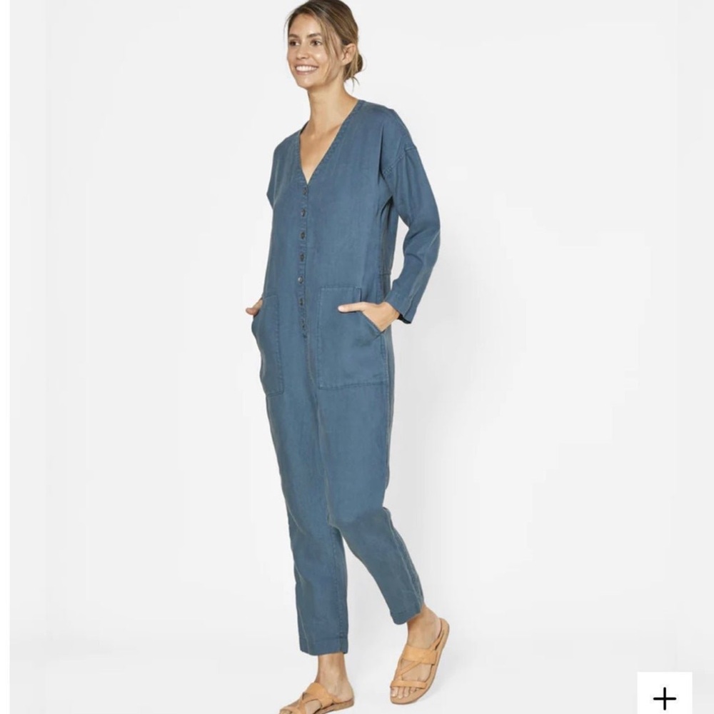Outerknown retrograde linen jumpsuit - small